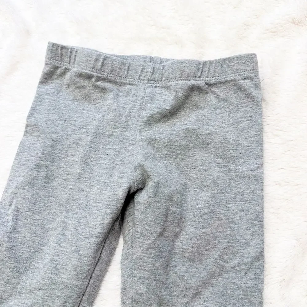 Children's Place Grey Leggings sz 4/5 Pull on Pants